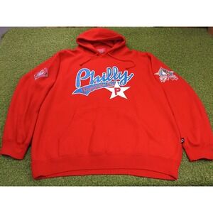 Cross Over Philadelphia Stars Negro League Baseball Team Hoodie Mens 2XL Red